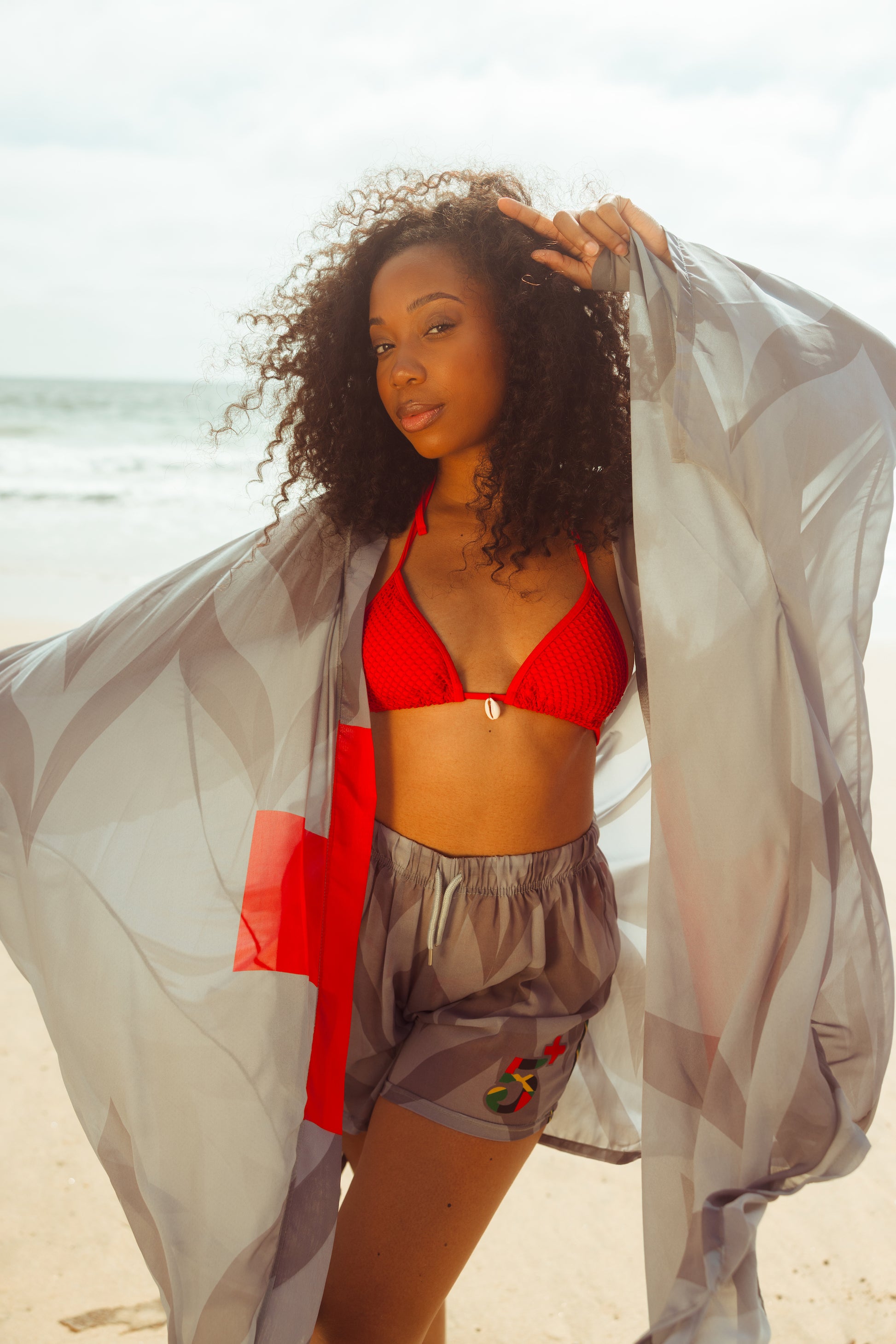 Trauma Unit 5th Anniversary Beach Kimono Set