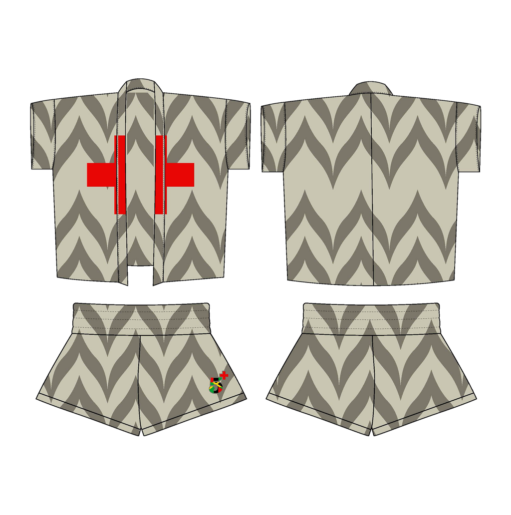 Trauma Unit 5th Anniversary Beach Kimono Set