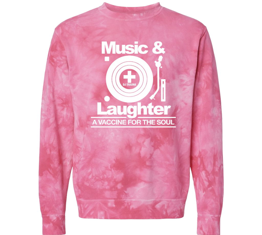 Music & Laughter Summer Tie Dye Pink