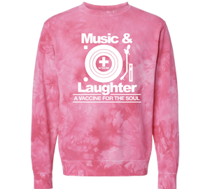 Music & Laughter Summer Tie Dye Pink