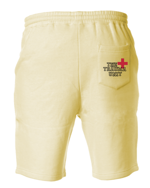 The Trauma Unit Pastel Shorts - Yellow